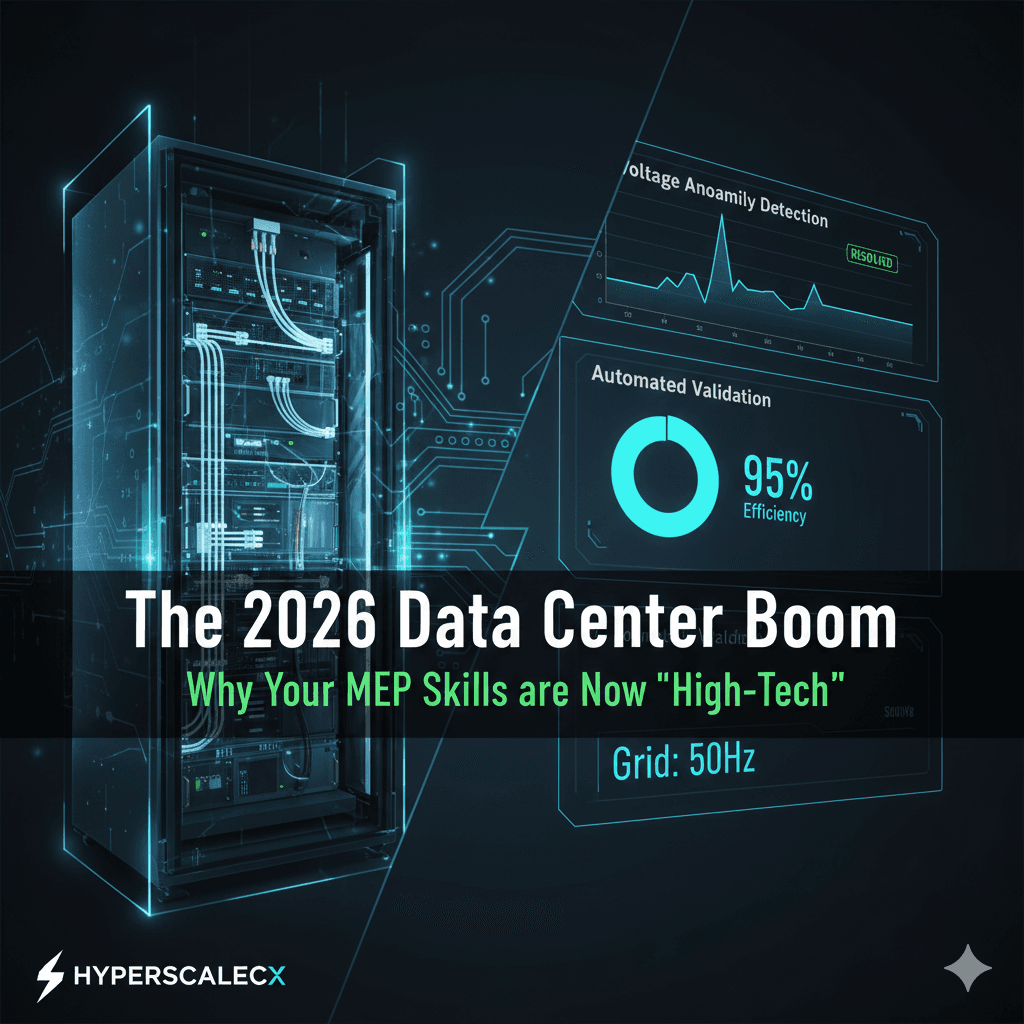 The 2026 Data Center Boom: Why Your MEP Skills are Now 'High-Tech'